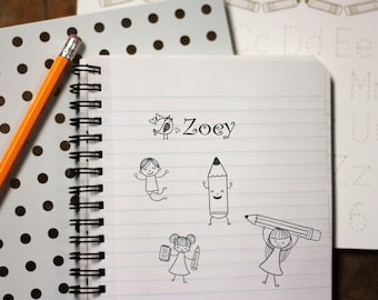 Cute kids name Rubber Stamp Self inking --7532