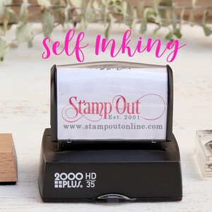 Return Address Stamp, Address Stamper, Personalized Return Address Stamper, Self Inking Stamp, Rubber Stamp, Custom Stamps 68093-HD55-000 Self Inking