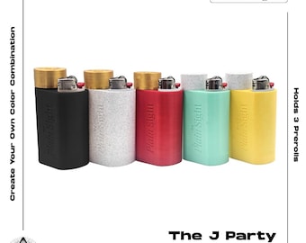 The J Party: Joint Container, Cigarette Holder, Cigar Stash,