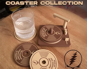 Grateful Dead Record Coaster Set