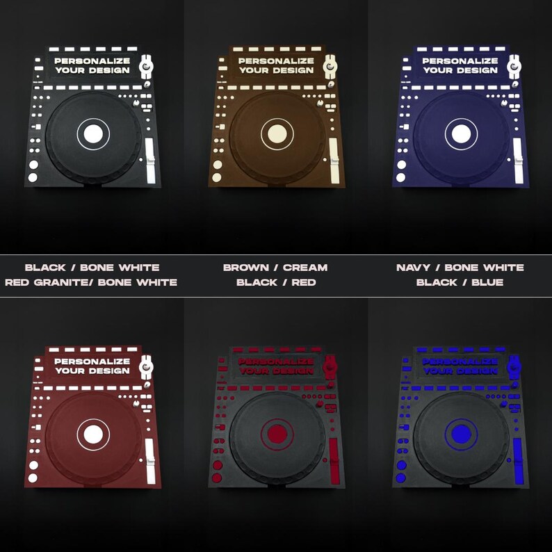 DJ Coaster Set – 4 Custom Vinyl-inspired Drink Coasters in DJ ...