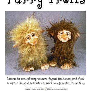 Tutorial PDF Sculpting Oddfae Furry Trolls image 1
