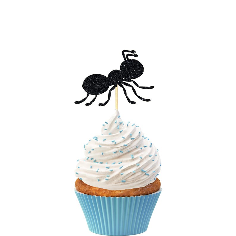 Ant Cupcake Toppers, Science Party, Insect Party Decorations, Garden ...