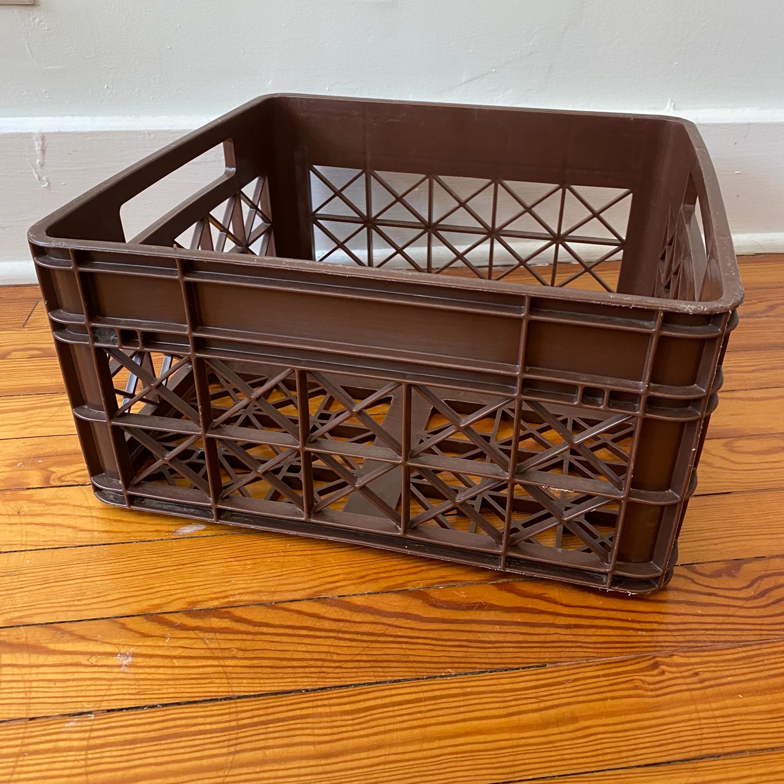 Vintage Plastic Milk Crates - Etsy