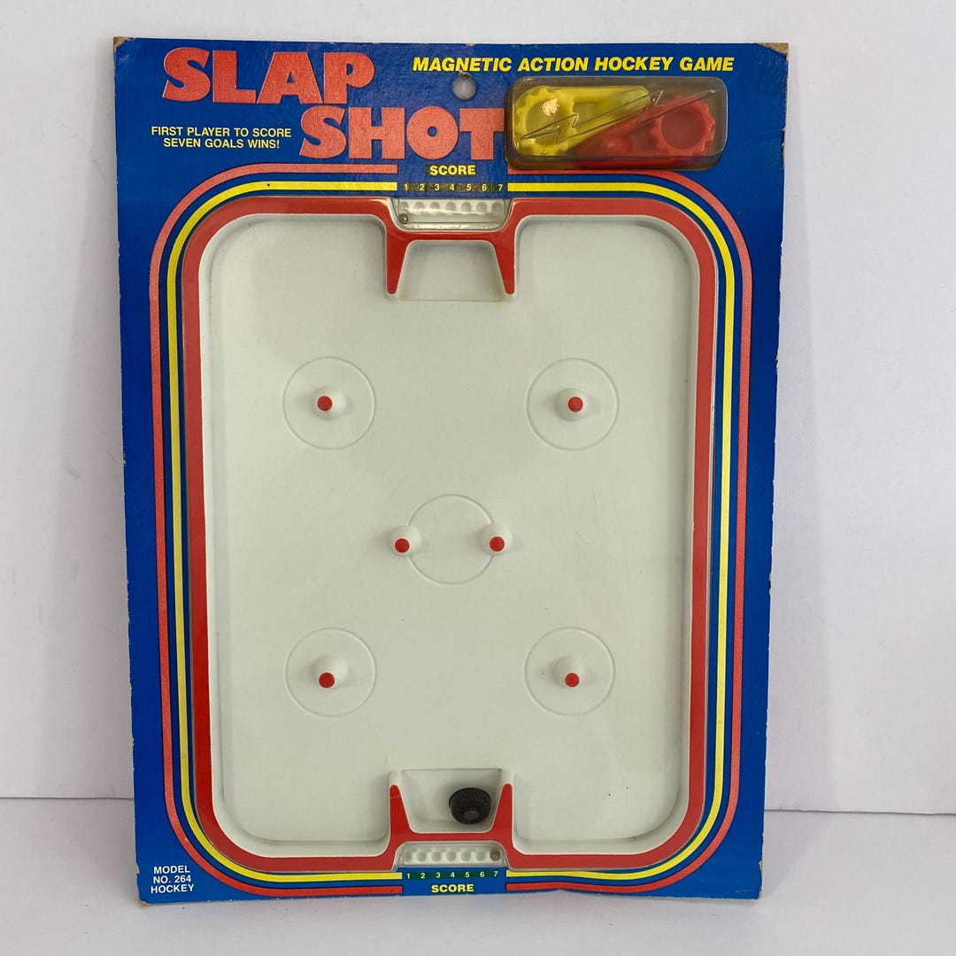Vintage Slap Shot Magnetic Action Hockey Game 1977 - Etsy