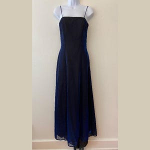 navy blue dress for baby girl Blondie & Me Evening blue satin dress by Linda main image 0