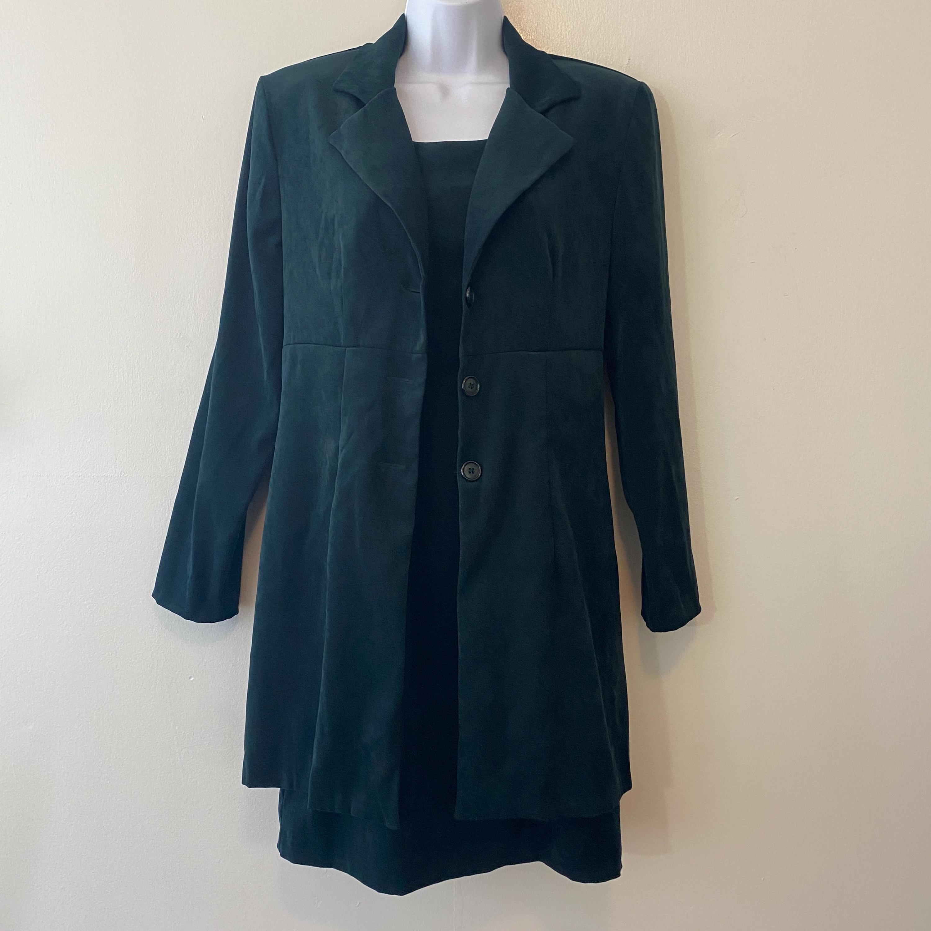 Green Sheath Dress and Jacket - Etsy