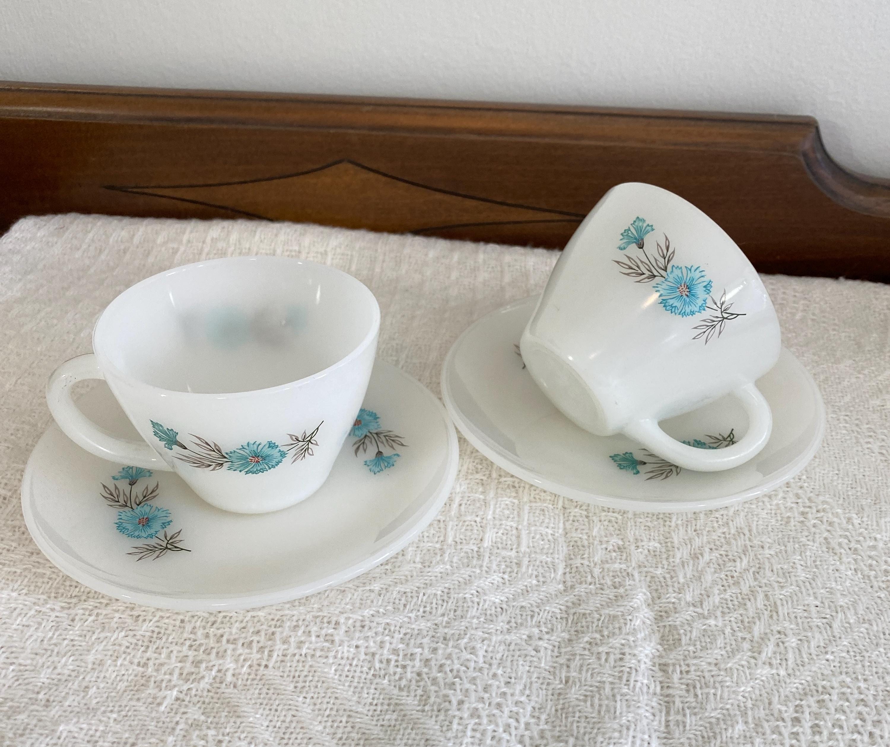 Fire King Cup Saucer - Etsy