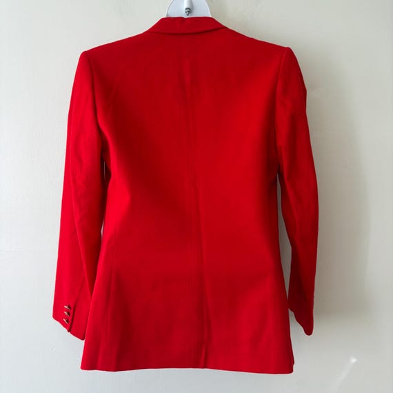 Vintage Pendleton Red Single Button Wool Blazer J… - image 6