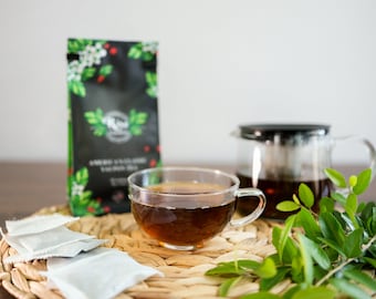 Rise Yaupon America's Classic Yaupon Holly Tea: 20 Tea Bags, Made with 100% Yaupon Holly, Naturally Caffeinated, Never Bitter