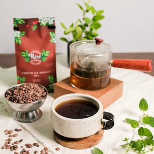 Rise Yaupon's Chocolate Mint-Up Yaupon Holly Tea:  20 Teabags, a blend of American-grown Yaupon Holly combined with Mint and Natural Flavor