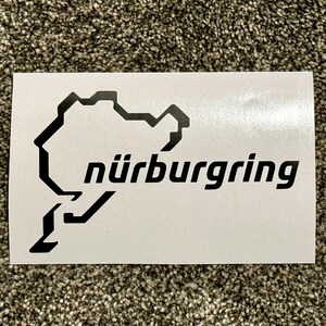 Nurburgring -- Kiss Cut Vinyl Aufkleber