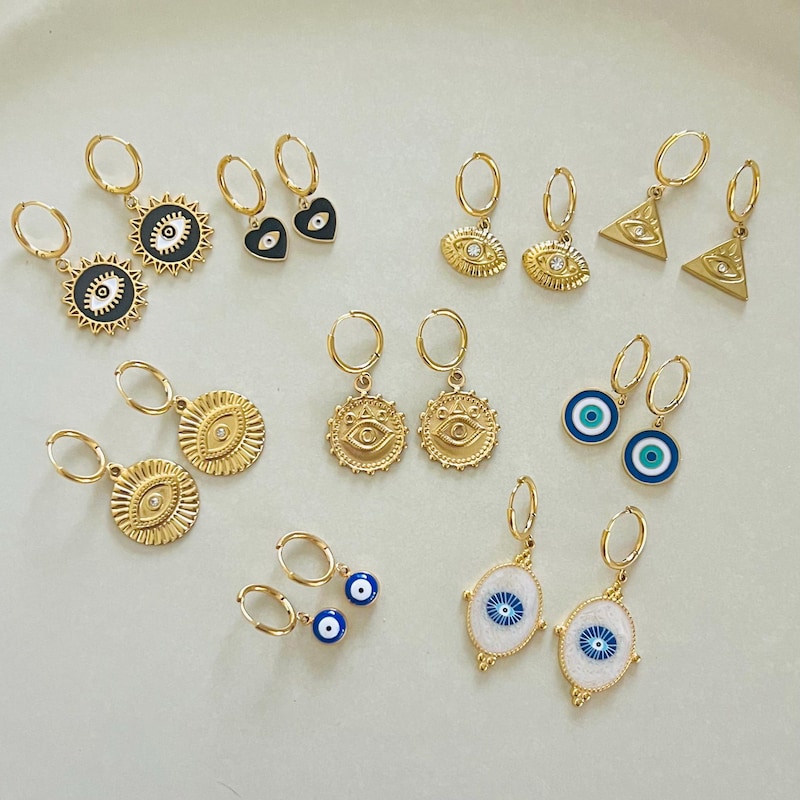 Evil Eye Earrings Etsy — free download