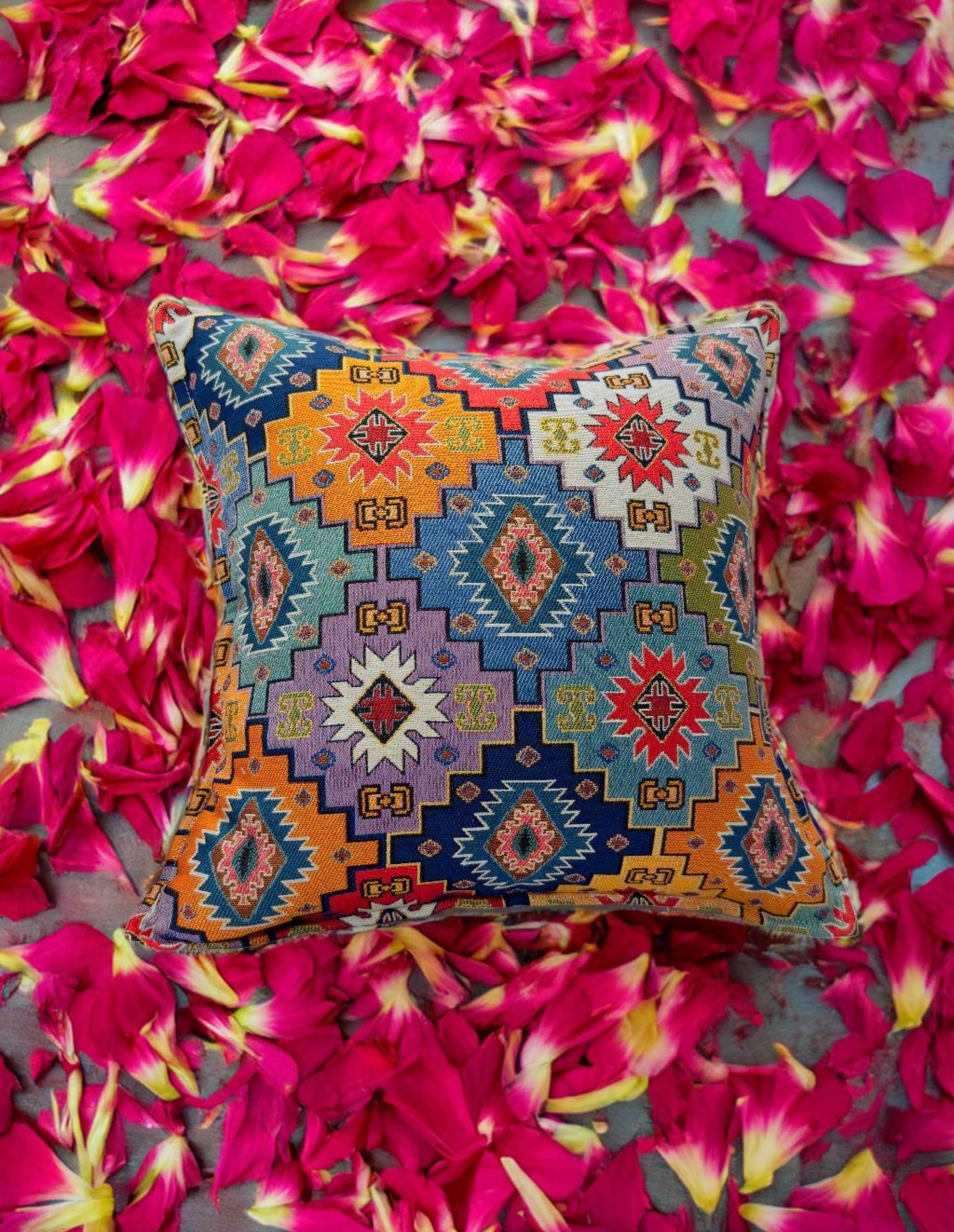 Embroidered Vintage Throw Pillow Case,decorative Luxury Pillow
