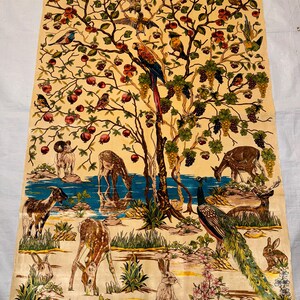 Exquisite 4x6 Persian Silk Rug - Nature & Wildlife Scene with Birds, Deer, and Floral Design, Luxury Oriental Carpet