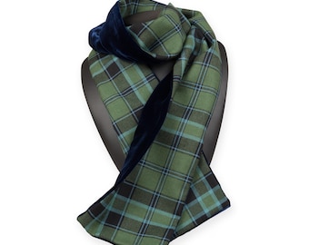 Tartan Scarf Fort William, made in Scotland, Plaid Scarf, Made in Scotland, Fort William Plaid scarf, Scottish, Gift, Ladies Gift