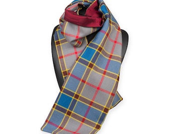 Tartan Scarf Ancient Balfour, made in Scotland, Tartan scarf, plaid scarf, Scottish Tartan Scarf, Scottish gift, plaid gift, Plaid, Balfour