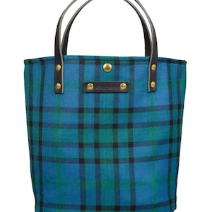 Tartan tote, Tartan bag,  Mathieson Tartan, Plaid Tote, Plaid Bag, Tartan Bag, Made in Scotland, Scottish bag, Wife Gift, Mathieson tote