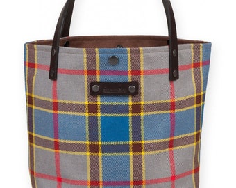 Tartan tote, Tartan bag,  Ancient Balfour Tartan, Plaid Tote, Plaid Bag, Balfour Tartan Bag, Made in Scotland, Scottish bag,  Ladies gift