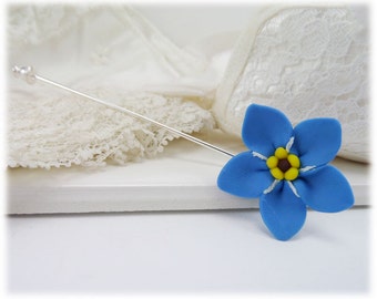 MARIANA NKLC - BLUE FORGET ME NOT PENDANT main image 1