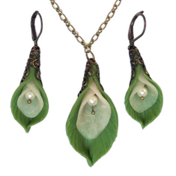 Calla Lilies Jewelry Etsy