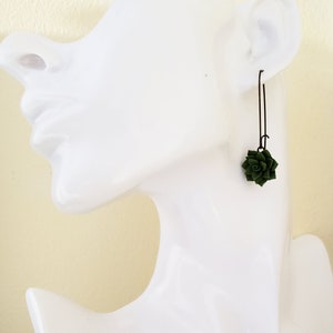 Succulent Dangle Earrings Succulent Jewelry image 3