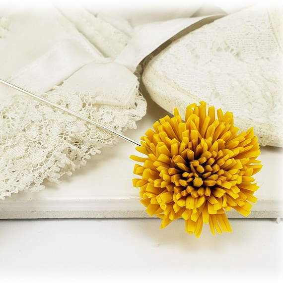 Dandelion brooch best sale
