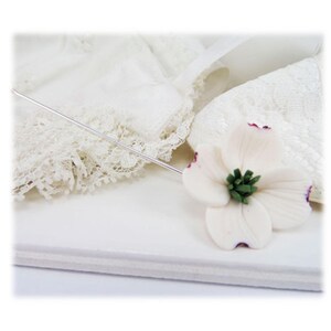 Dogwood Brooch: Wedding Lapel Pin, Groomsmen Accessory