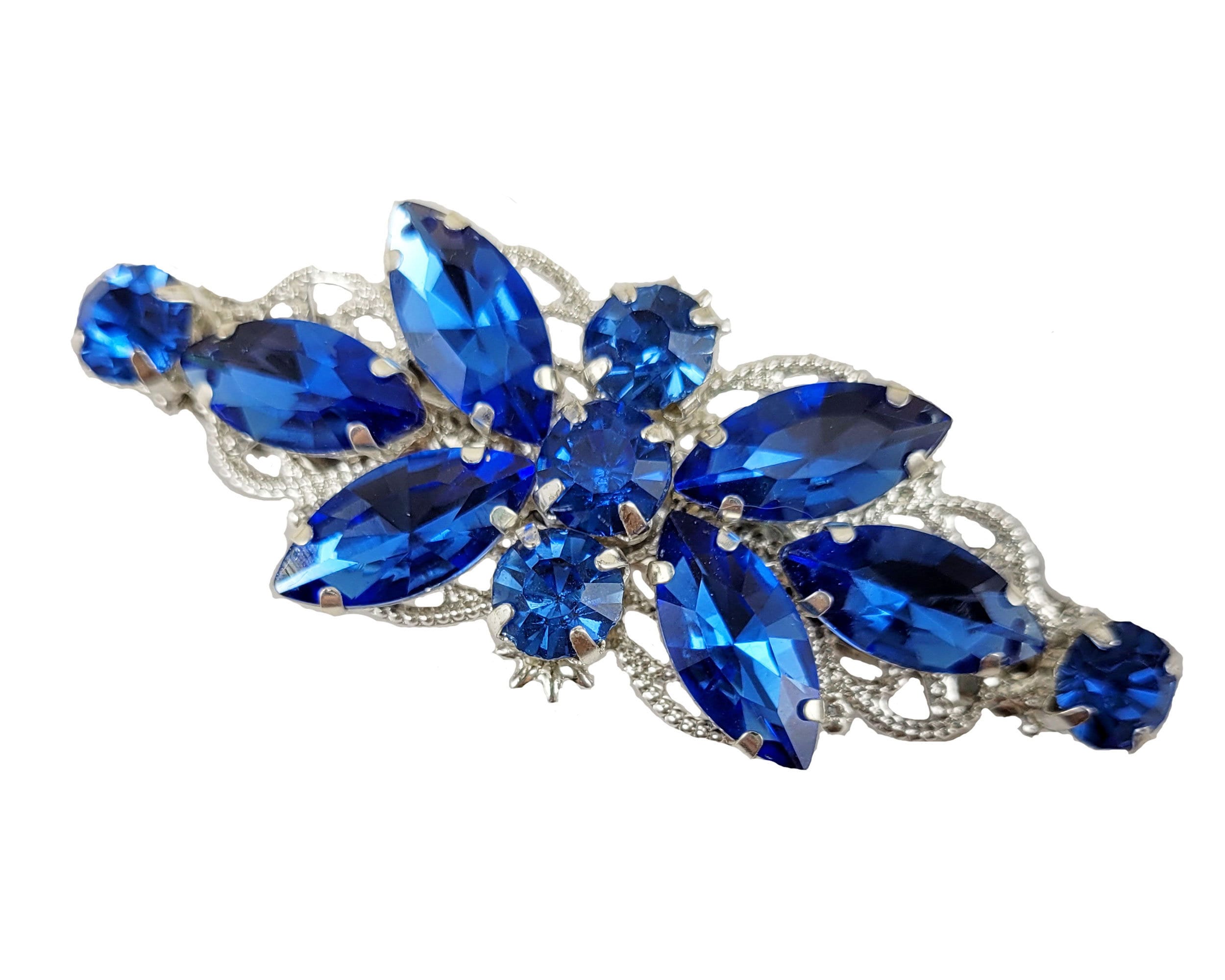 Blue Crystal Hair Accessories - wide 2