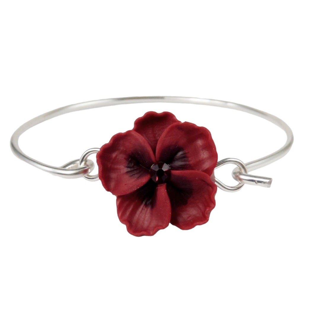 Hibiscus Charm Bangle