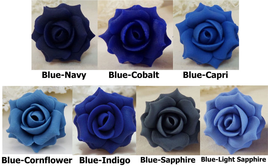 Blue Rose Hair Clip - Forever 21 - wide 8