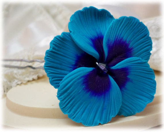 Hibiscus Hair Clip Pin Hibiscus Hair Flower Tropical | Etsy