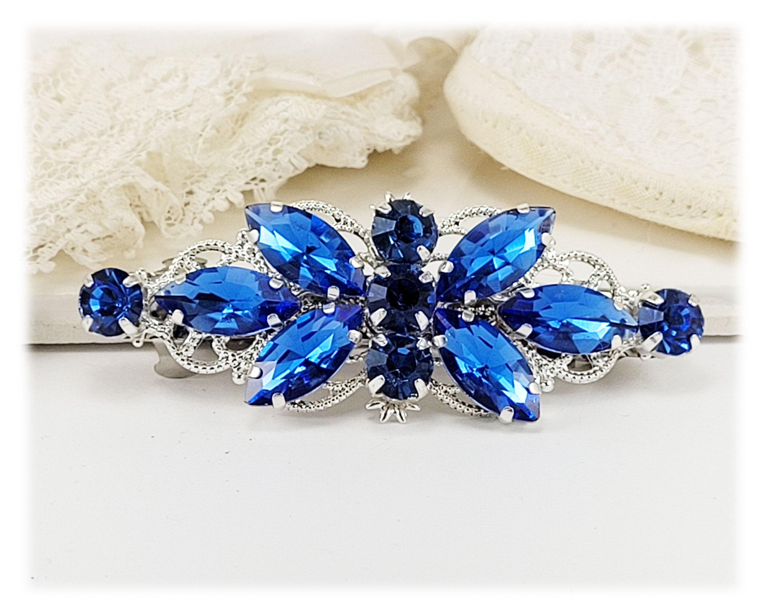 Blue Crystal Hair Accessories - wide 6