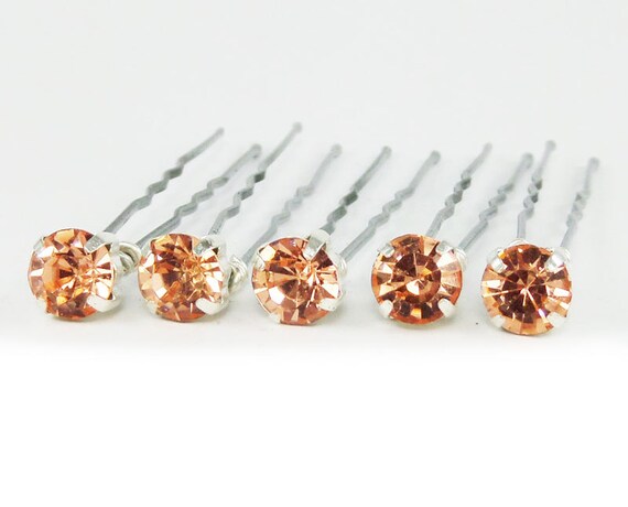 rhinestone hair pins