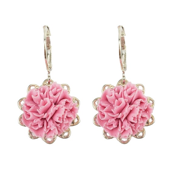 Carnation earrings best sale