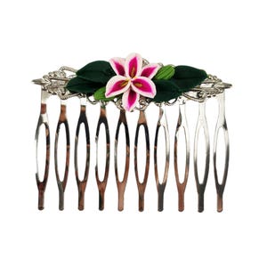 Tiger Lily Hair Comb - Etsy display picture 3