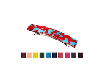 Custom Marbled Barrettes and Clips: Pick 2 Colors, Polymer Clay, Assorted Hair Accessories