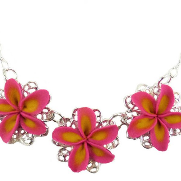Plumeria Necklace Etsy
