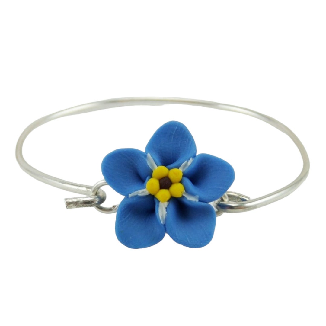 Forget me store not bangle