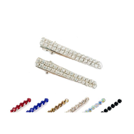 Rhinestone alligator hair clips discount