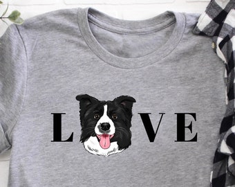 Border Collie Lover Shirt, Border Collie Gift, Border Collie Mom, Border Collie Dad, Cute Border Collie, Border Collie T-Shirt, Dog Lover