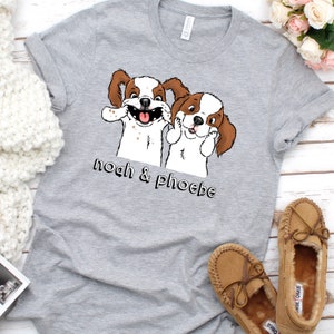 Camiseta personalizada con retrato de mascota, camiseta con retrato estilo caricatura, camiseta para perro, camiseta para gato, camiseta personalizada, regalo para amantes de los perros, regalo para amantes de los gatos, regalos para mamás de perros