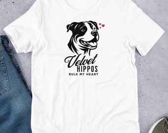 Camiseta de terciopelo con hipopótamo, camiseta retro de pitbull, camiseta con diseño de pitbull, camiseta divertida de pitbull, hipopótamo doméstico, hipopótamo pitbull, pitbull, amantes de los pitbull