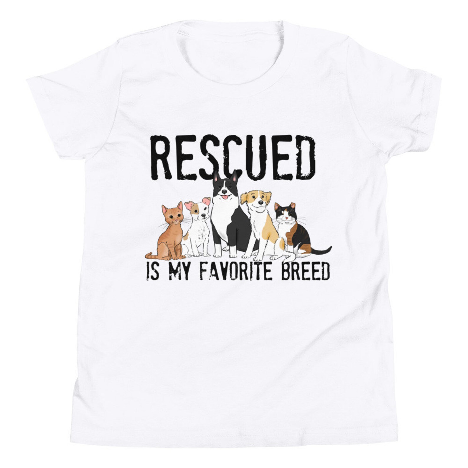 Kids Rescue Pet Shirt Rescue Dog Shirt Rescue Cat Shirt Etsy