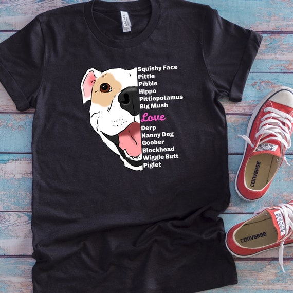 Pitbull Mom Shirt, Pittie Dog Lovers Gifts T-Shirt for Women, Dog Mom Tee  Gift