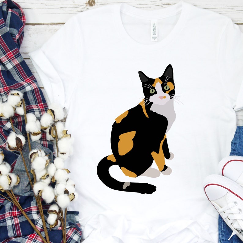 Calico Cat Tshirt Calico Shirt Calico Mom Calico Lover Etsy