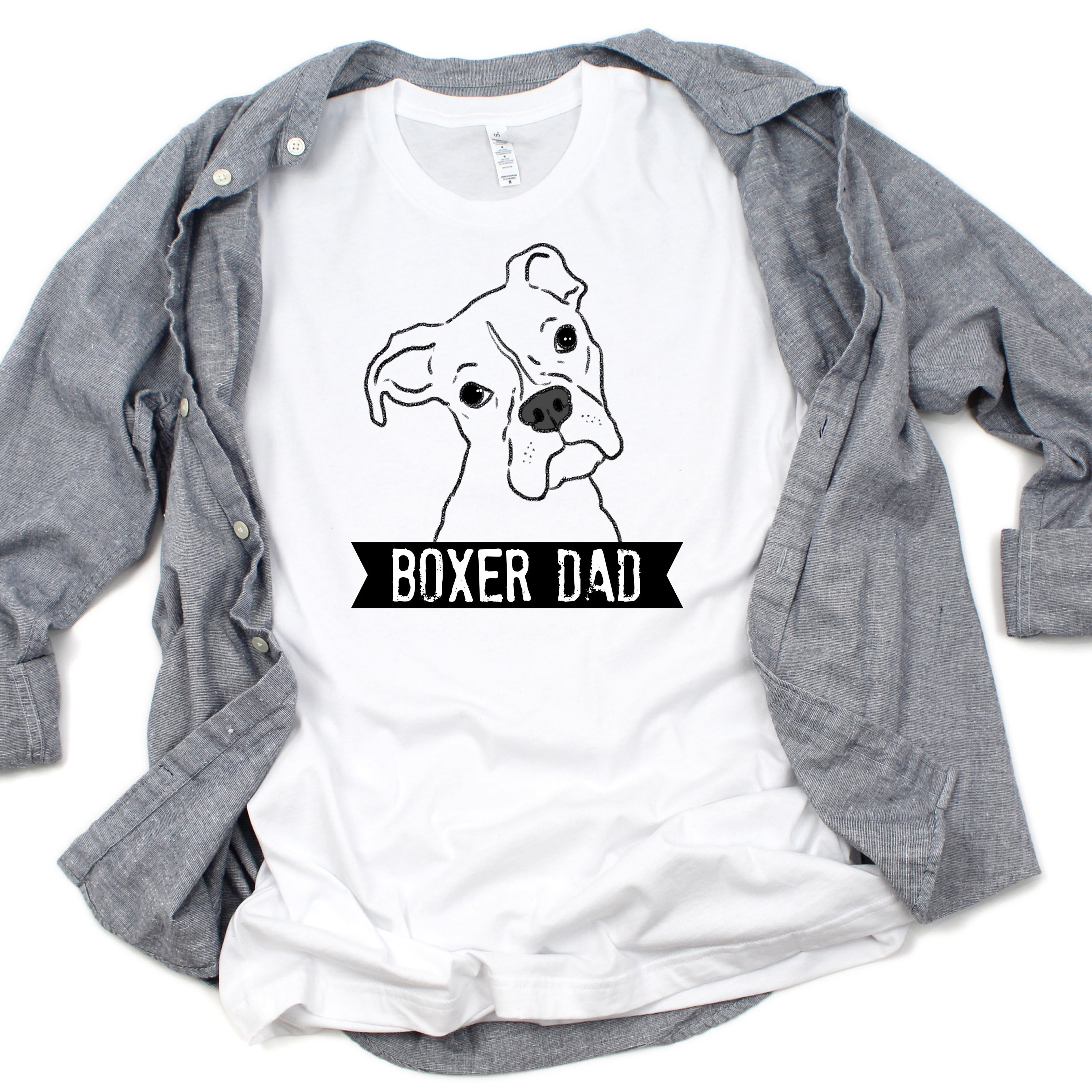 Boxer Dad T-shirt Boxer Daddy Shirt 