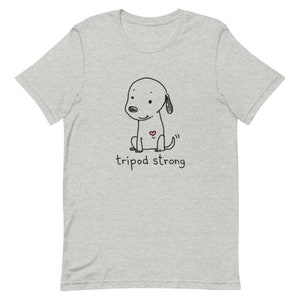 Tripod Mama T-Shirt, Cute Tripaw Puppy, Tripod Dad Shirt, Tri-Paw Mama Shirt, Tripaw Dog Shirt, Tripod Mom Gift, Sweet Tripaw Dog image 5