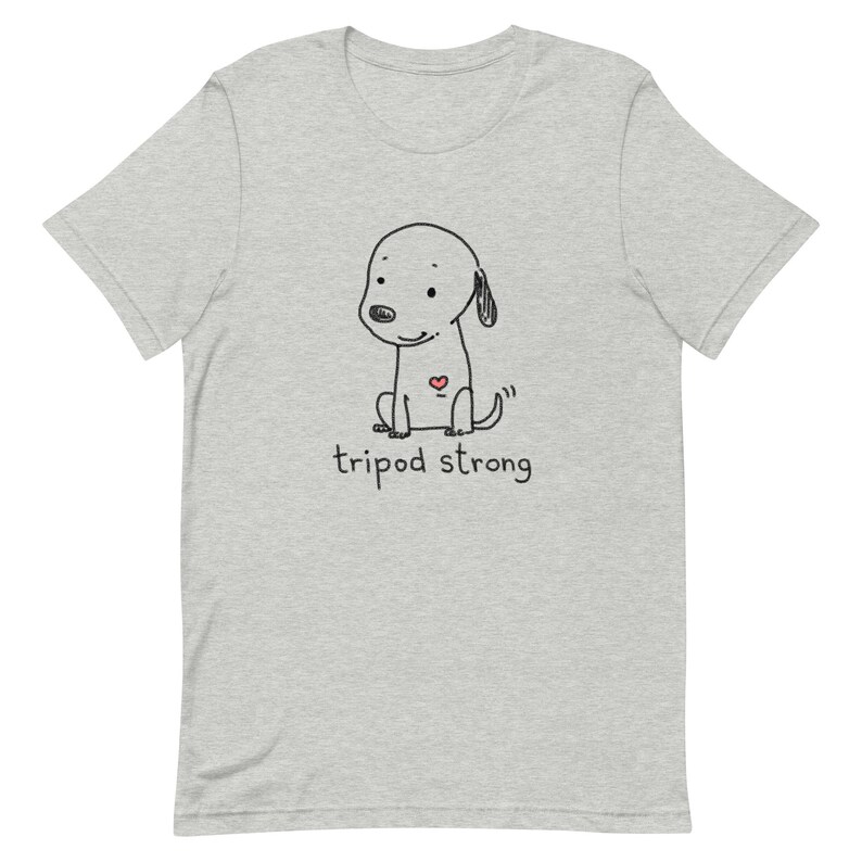 Tripod Mama T-Shirt, Cute Tripaw Puppy, Tripod Dad Shirt, Tri-Paw Mama Shirt, Tripaw Dog Shirt, Tripod Mom Gift, Sweet Tripaw Dog image 5