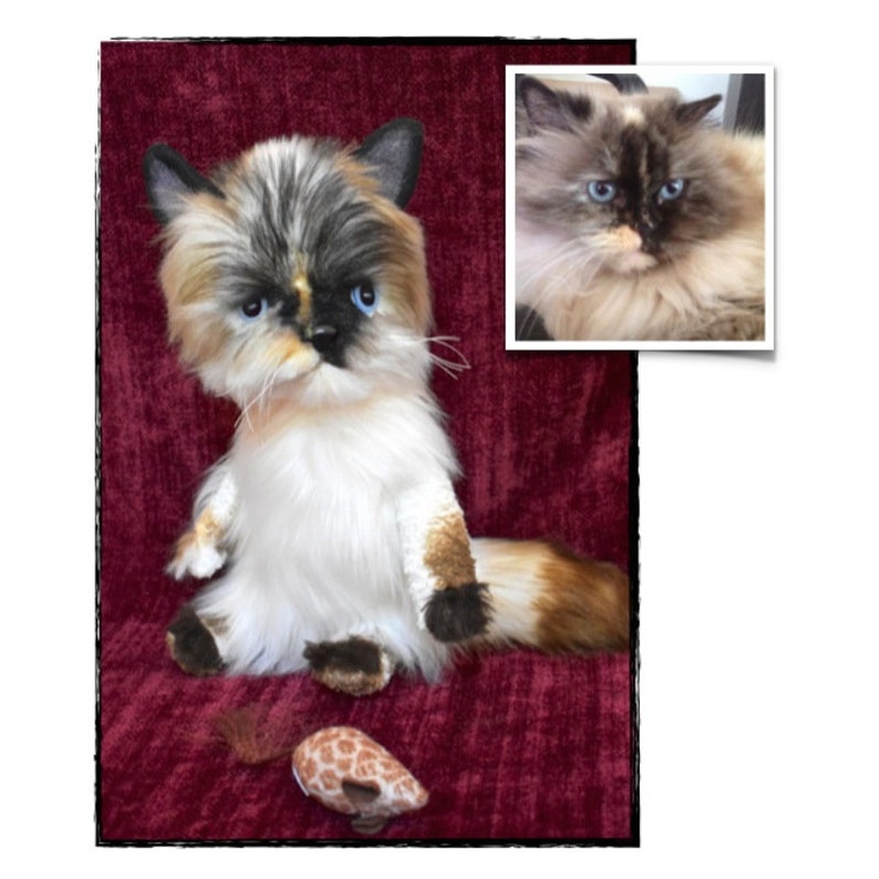 Custom Stuffed Animal Cat Gift for Cat Lovers Cat Replica Etsy